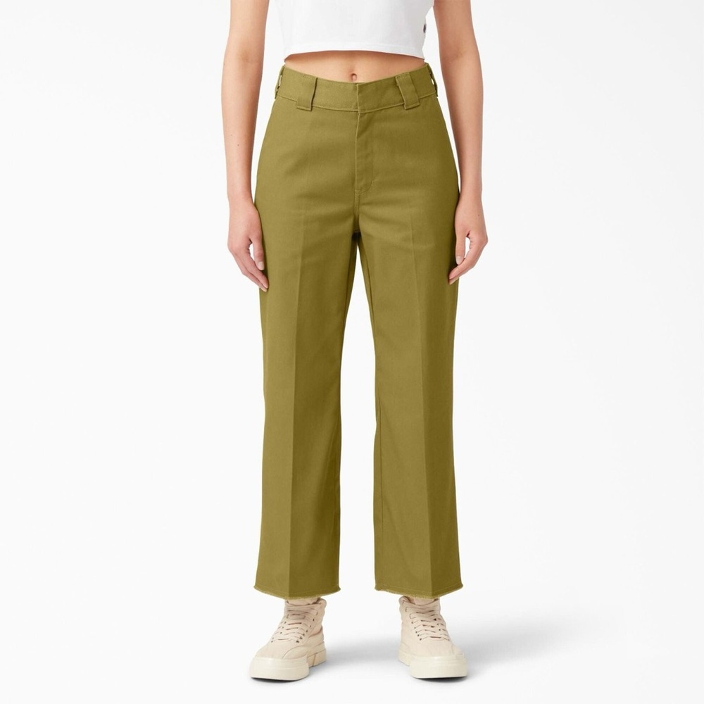 Dickies Olive Straight Leg Women's Pants